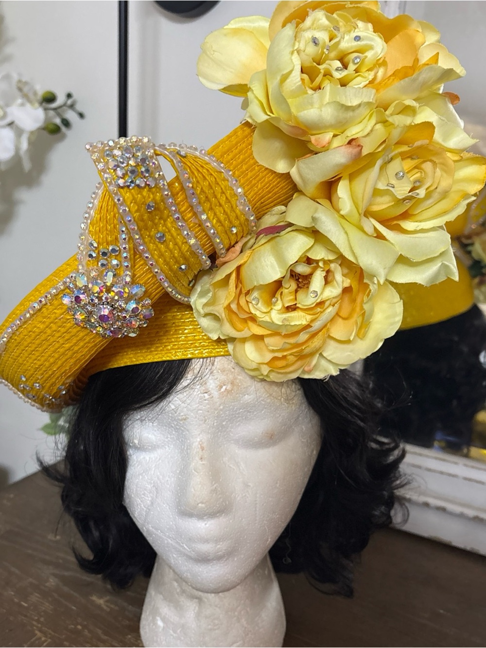 George Zamaul Merigold Floral Statement Headpiece
